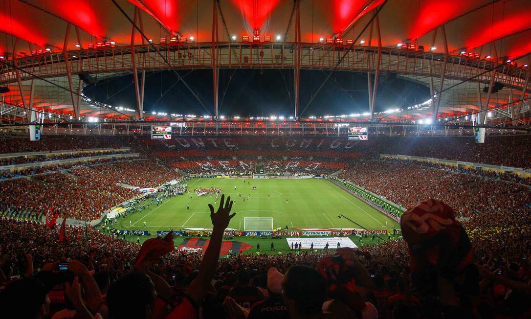 Maracanã lotado. Foto: Reprodução